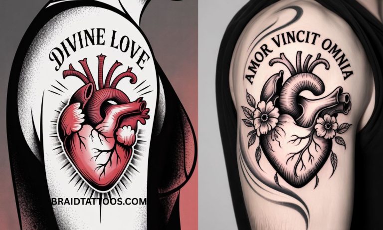 Sacred Heart Tattoos