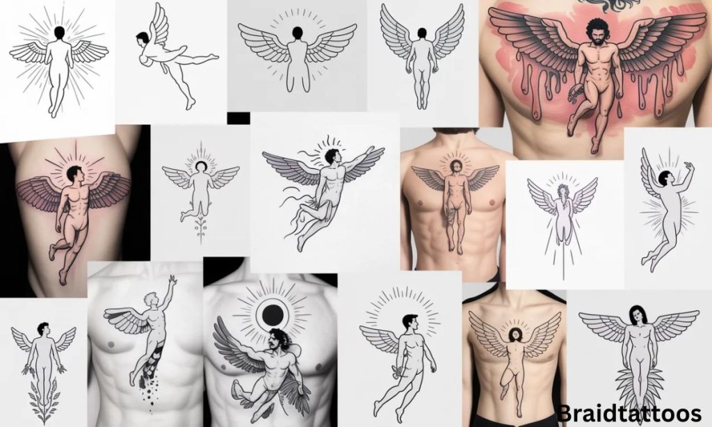 17 Powerful Icarus Tattoo Ideas with Deep Symbolism