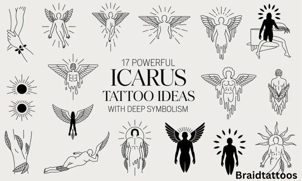 17 Powerful Icarus Tattoo Ideas with Deep Symbolism