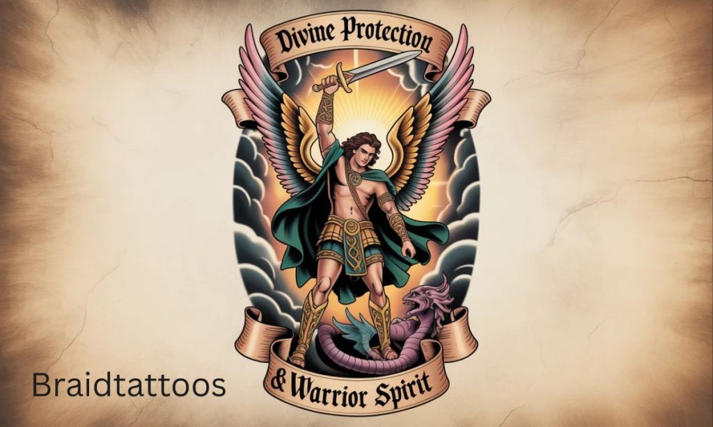 50 Meaningful Saint Michael Tattoos: Divine Protection & Warrior Spirit 4 50 Meaningful Saint Michael Tattoos: Divine Protection & Warrior Spirit